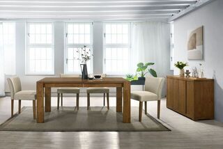 Bloc Dining Table: Walnut Product Image